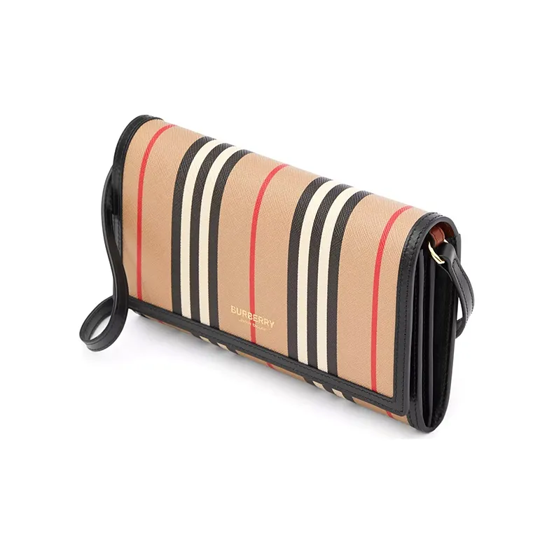 Burberry Vintage Cotton Wallet, Crossbody Bag, Shoulder Bag Women's Archive Beige-2