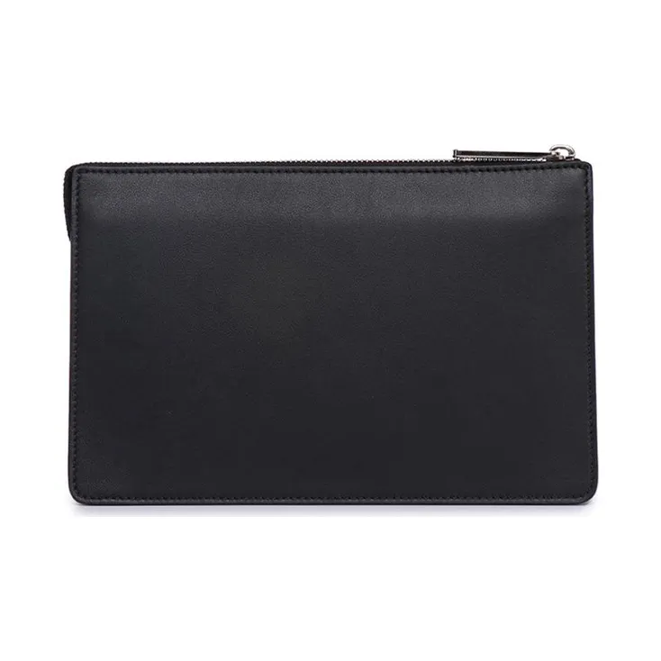 FENDI Cow Leather Clutch Women's Black-2