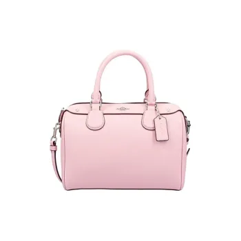 COACH Bennett Genuine Leather Boston Bag Handbag Shoulder Bag Crossbody Bag Mini Women's Light Cherry Blossom Pink