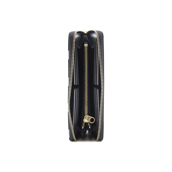 CDG Leather Wallet Regular Women's Black-1