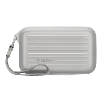 RIMOWA Alloy Clutches Crossbody Bags Small Size Unisex Silver