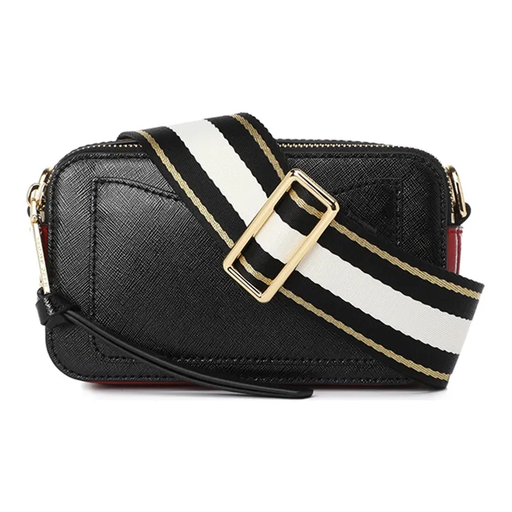 MARC JACOBS The Cb Snapshot Bag Black/Red-2