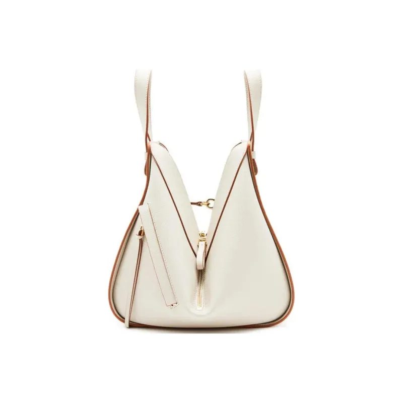 LOEWE Hammock Calfskin Hammock Bag, Handbag, Shoulder Bag, Crossbody Bag Trumpets Women's White-2