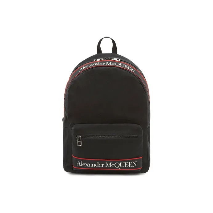 Alexander McQueen Urban Cotton Backpack Crossbody Bag Regular Men's Black-0