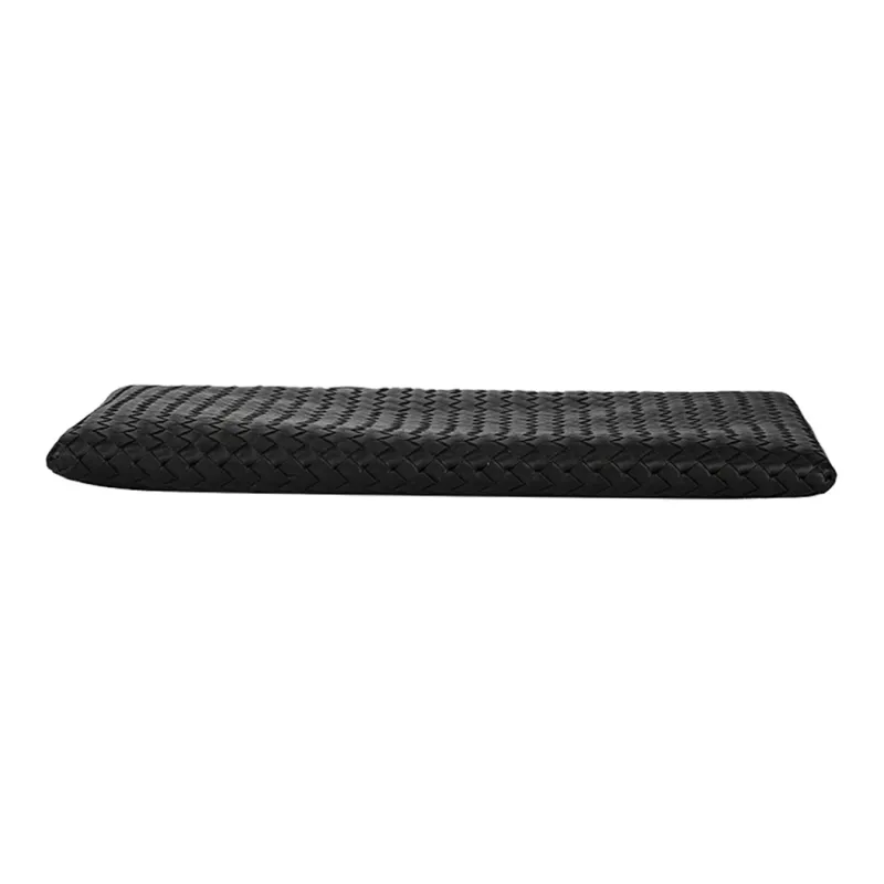 Bottega Veneta Sheepskin Clutch Regular Unisex Black-3