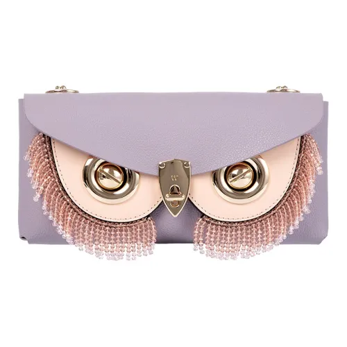 WANACCESSORY Crossbody Bags Lilac/Iridescent Purple Crystal