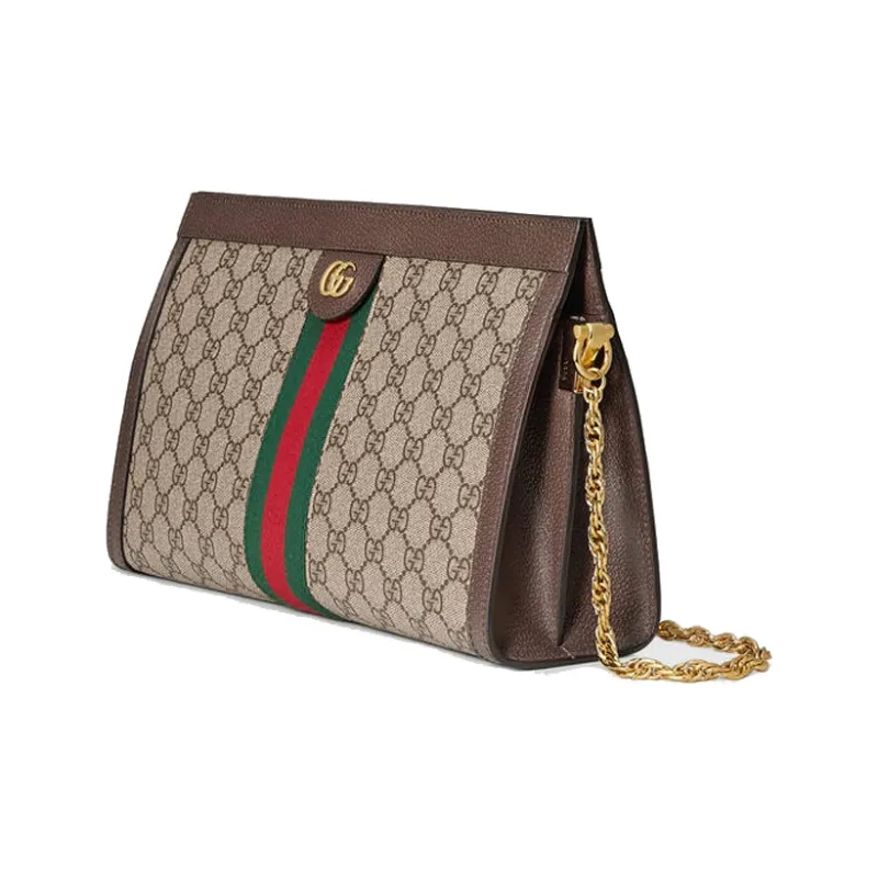GUCCI Ophidia Canvas With Leather Canvas Bag, Crossbody Bag, Shoulder Bag Women's-2