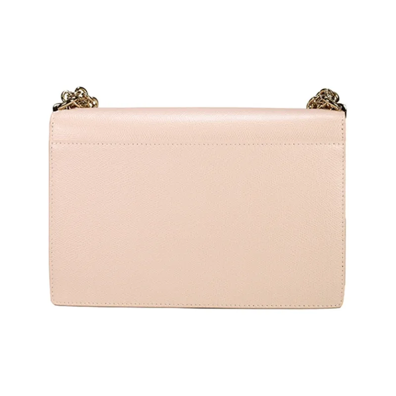 Furla 1927 Collection Cow Leather Shoulder Bag Women's Pink-1