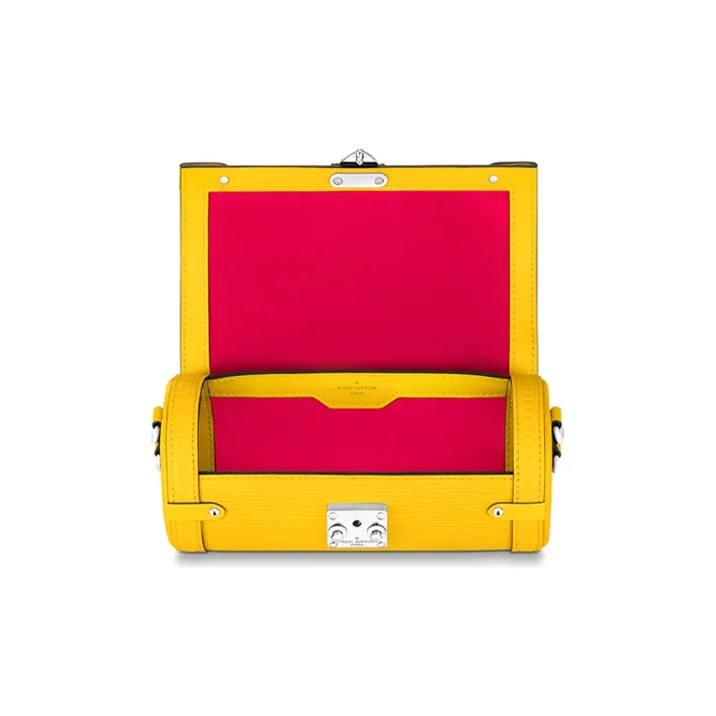 LOUIS VUITTON Papillon Trunk Epi Yellow-3