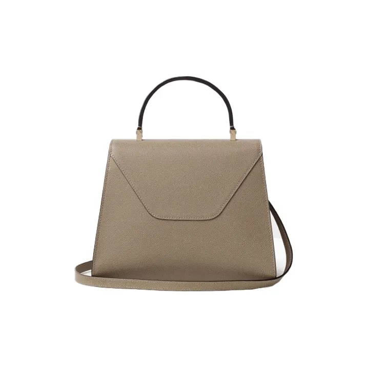 Valextra Calfskin Shoulder Bag, Crossbody Bag, Handbag Medium Size Women's Oyster-2