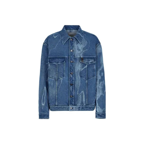 FENDI Jackets Men Blue