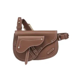 DIOR Cow Leather Sling Bag Men's Brown