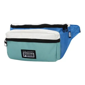 PUMA Fabric One Shoulder Crossbody Fanny Pack Regular Unisex Blue/Green/White