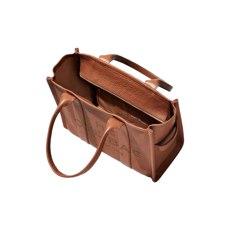 MARC JACOBS The Traveler Leather Totes Handbags Regular Unisex Brown-1
