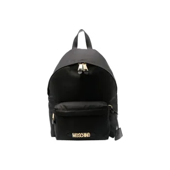 MOSCHINO Logo-plaque Backpack