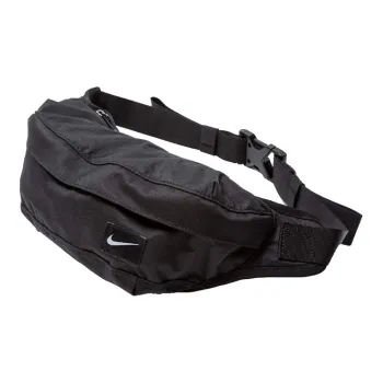 Nike Polyester One Shoulder Crossbody Bag, Sling Bag, Fanny Pack Regular Unisex Pure Black