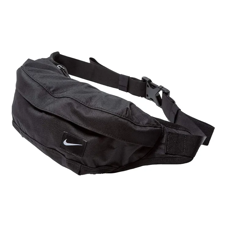 Nike Polyester One Shoulder Crossbody Bag, Sling Bag, Fanny Pack Regular Unisex Pure Black-0