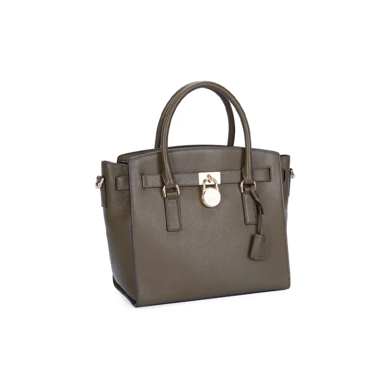 MICHAEL KORS MICHAEL KORS Luggage Collection Cow Leather Handbags Shoulder Bag Crossbody Bag Women's Olive Green-1