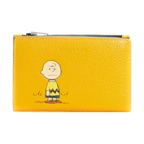 Snoopy X COACH Slim Wallet Card Holders