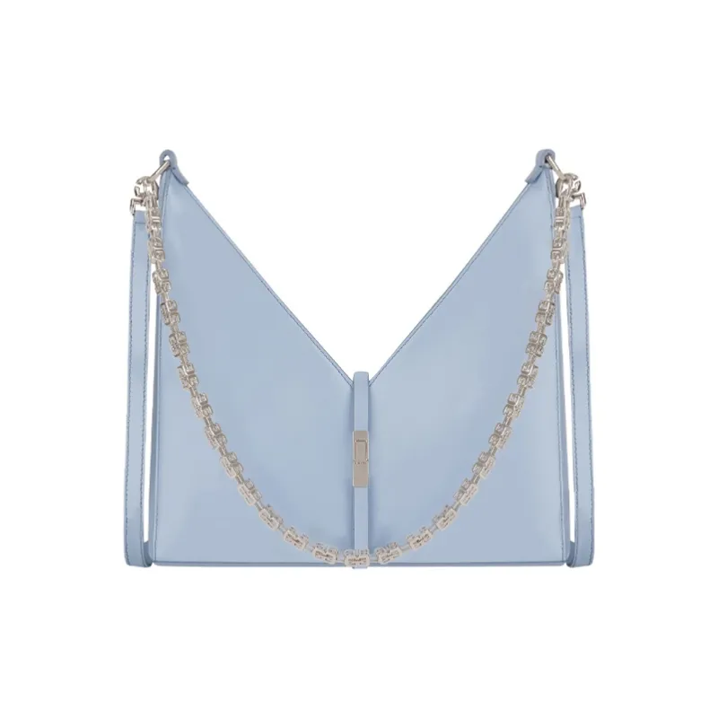 Givenchy Smooth Cow Leather Shoulder Bag Crossbody Bag Women's Pink Blue-0