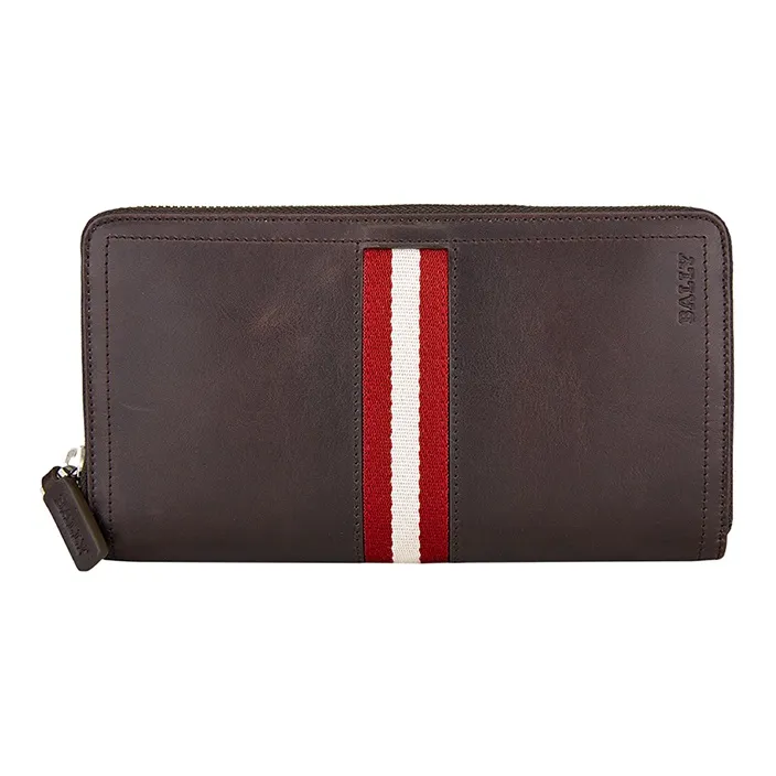 BALLY Cow Leather 3 in 1 Wallet Regular Men's Brown-0