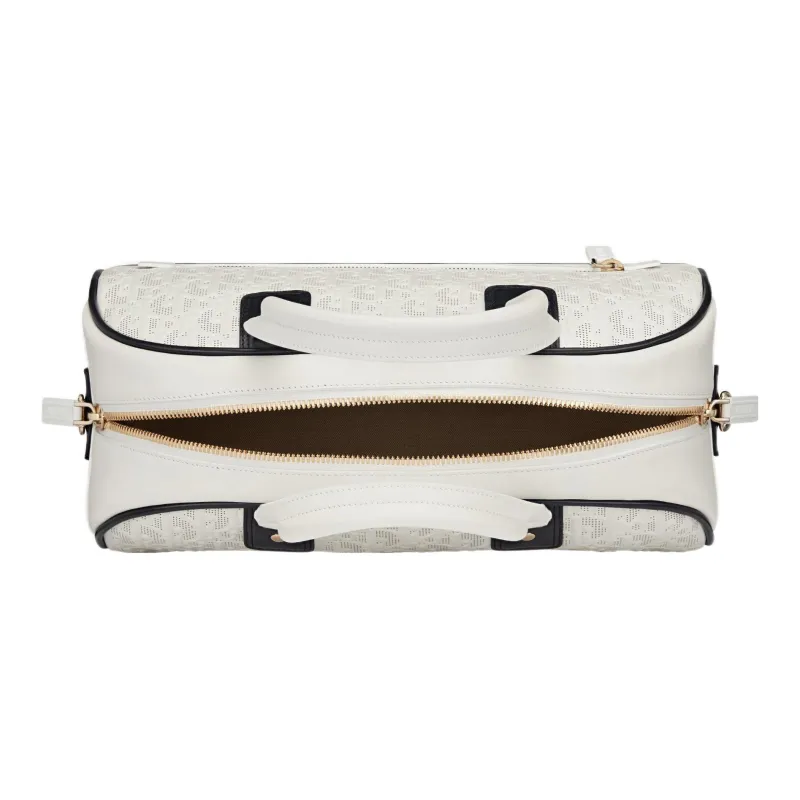 DIOR VibeOBLIQUE Rubber Bowling Bag Shoulder Bag Crossbody Bag Handbags Medium Size Women's White-3