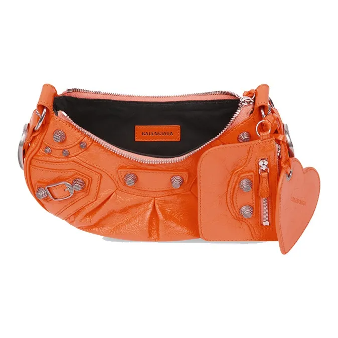Balenciaga Year Of The Tiger Le Cagole Shoulder Bag Xs Orange-3