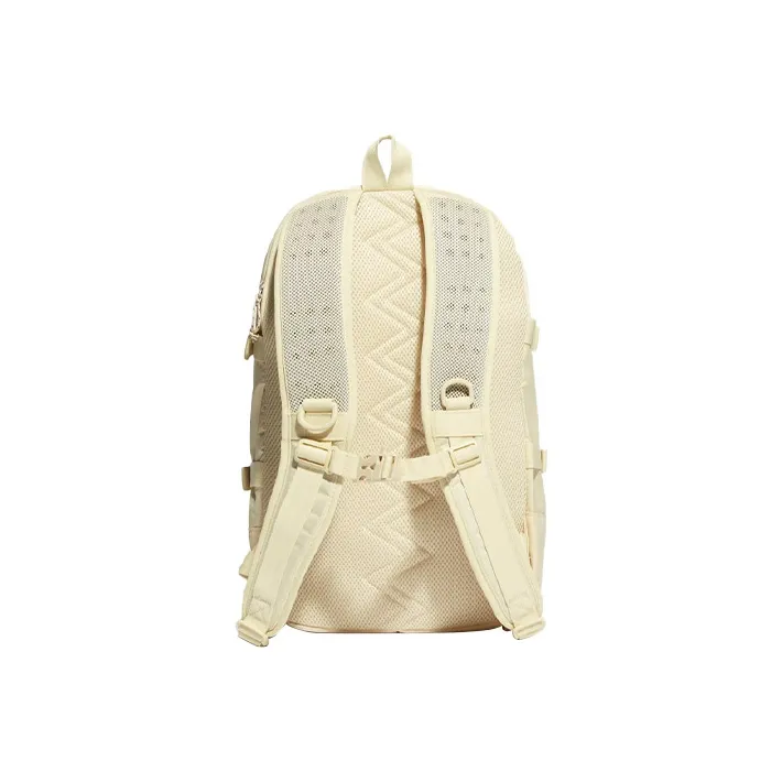 Adidas Originals Polyester Backpack Unisex Beige Yellow-4