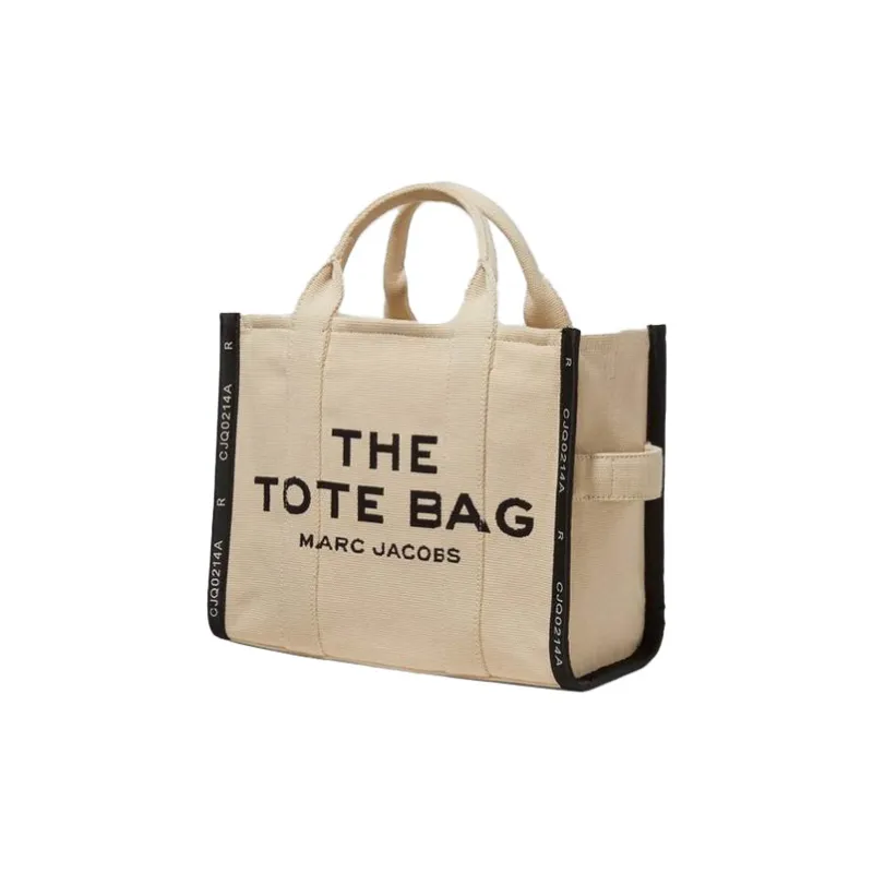 MARC JACOBS The Jacquard Tote Bag Medium Warm Sand-1