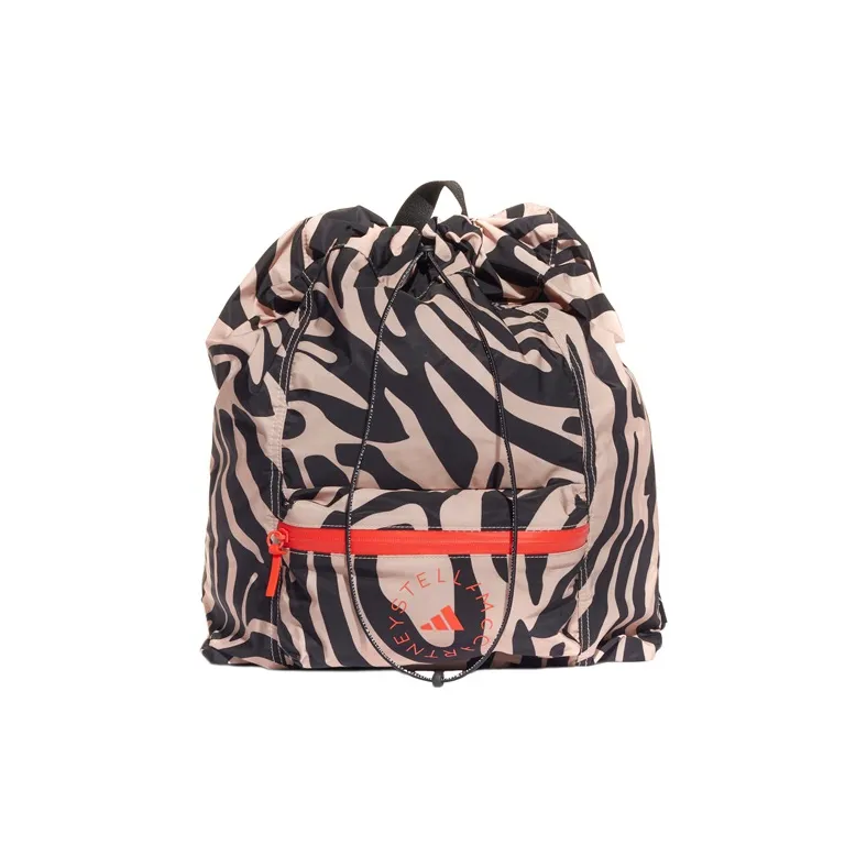 Adidas Polyester Backpack Regular Women's Gray Pearl Pink/Black/Orange Yellow-0