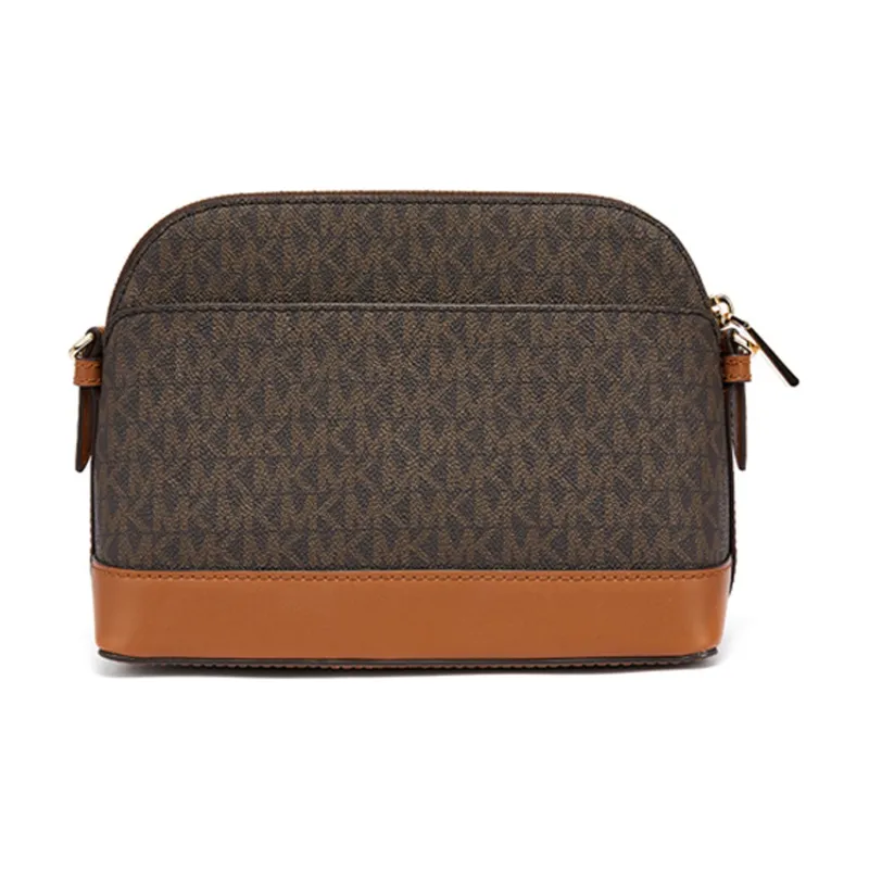 MICHAEL KORS Charm PVC Dumpling Bag, Dome Bag, Crossbody Bag, Shoulder Bag Women's Brown-2