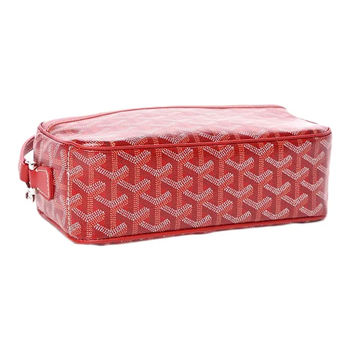GOYARD Cap-Vert Canvas Camera Shoulder Bag Women's Red-2