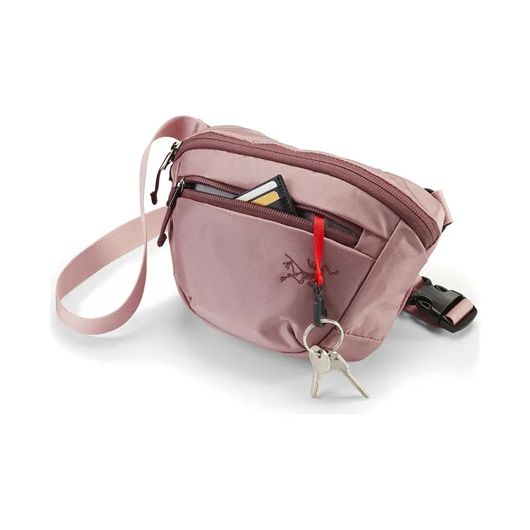 Arcteryx Mantis Nylon Fabric Fanny Pack Regular Unisex Pearlescent Pink-1