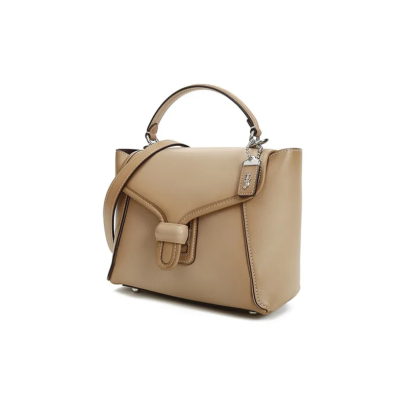 COACH Courier Leather Handbag Crossbody Bag Shoulder Bag Women's Oat-5