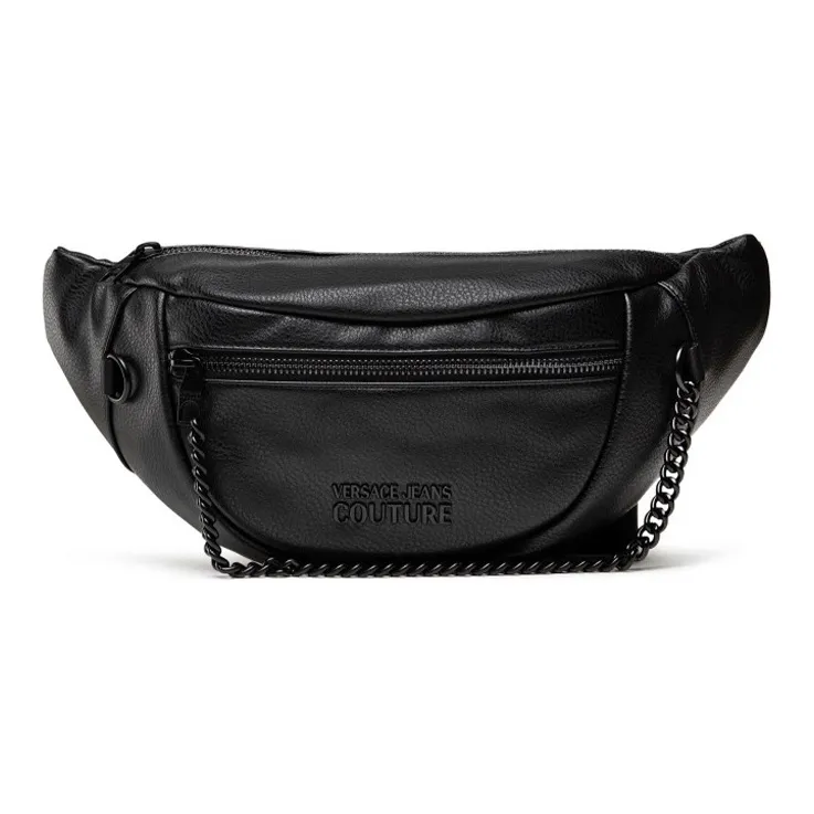 VERSACE JEANS COUTURE Artificial Leather Fanny Pack Men's Black-0