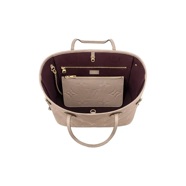 LOUIS VUITTON Neverfull Mm Without Pouch Monogram Empriente Turtledove-3