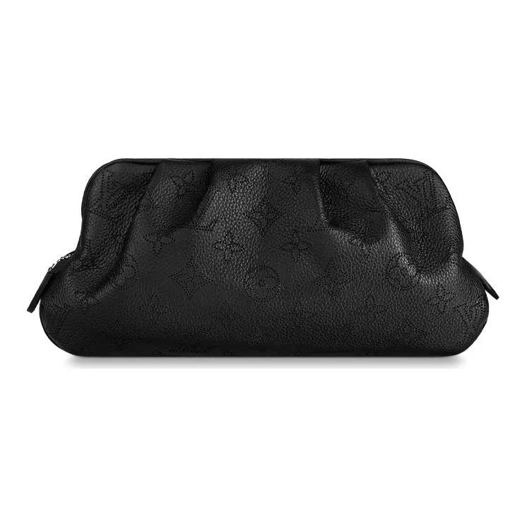 LOUIS VUITTON Scala Pouch Mini Mahina Perforated Black-2