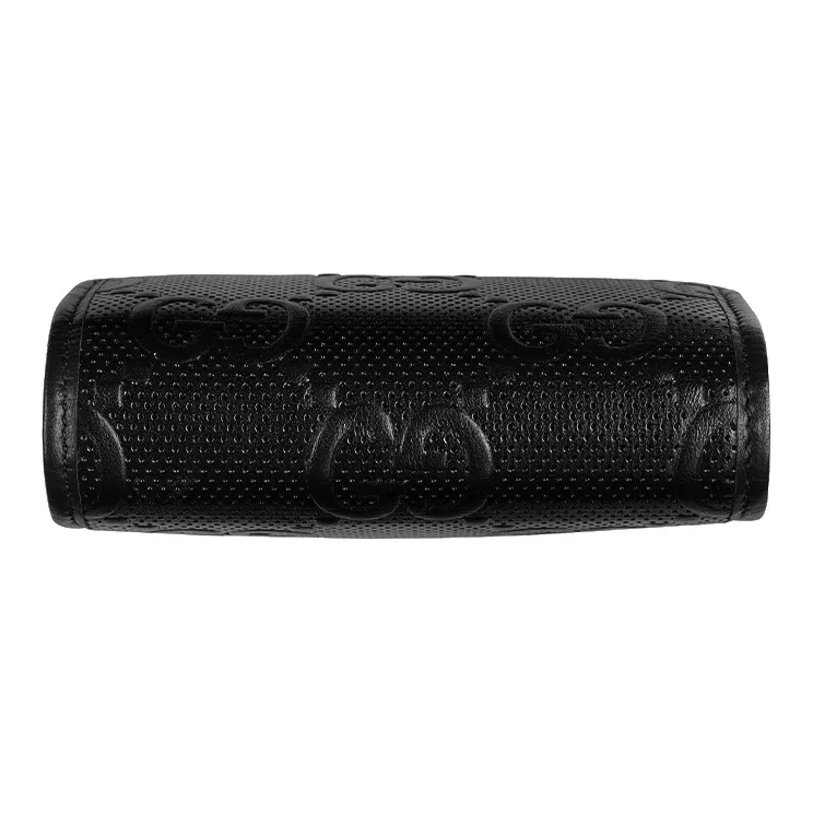 GUCCI Leather Crossbody Bags Shoulder Bags Unisex Black-6