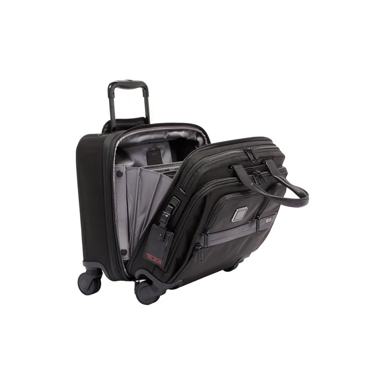 TUMI Alpha 3 Nylon Laptop Briefcase Unisex Black-2