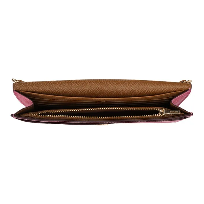 COACH Gemma Cow Leather Shoulder Bag Small Size Women's Pink-3