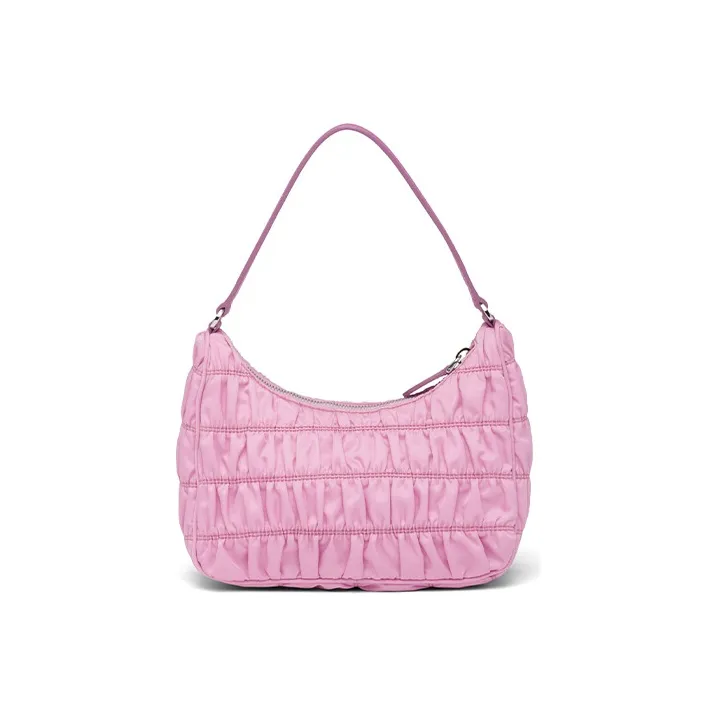 PRADA Nylon Fabric Handbag Mini Women's Cherry Blossom Pink-1
