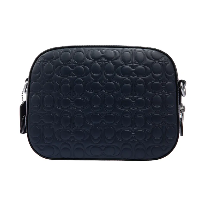 COACH Camera Leather Shoulder Bag Women's Black-2