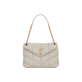 SAINT LAURENT Medium Loulou Quilted Puffer Shoulder Bag