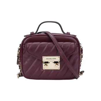 MICHAEL KORS MICHAEL KORS Luggage Collection Leather Camera Bags Crossbody Bag Shoulder Bag Small Size Women's Burgundy