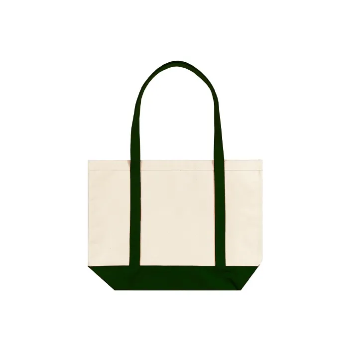 NOAH Cotton Tote Bag Shopping Bag Shoulder Bags Regular Unisex Green-1