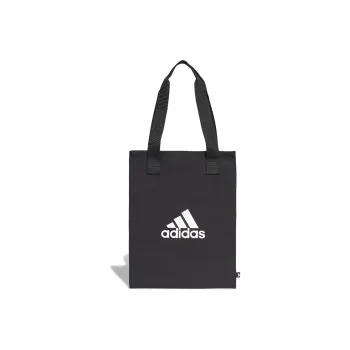 Adidas Cotton Tote Bag Shopping Bag Handbag Regular Unisex Black