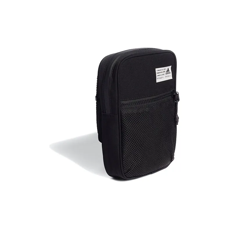 Adidas Recycled Polyester Cell Phone Pouch, Shoulder Bag, Crossbody Bag Mini Unisex Black-1