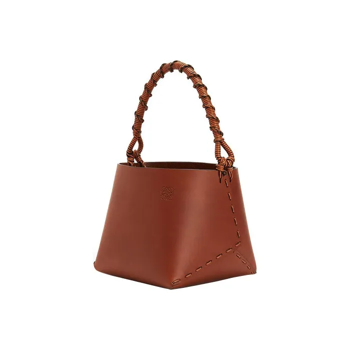 LOEWE Cow Leather Handbag Women's Brown-1