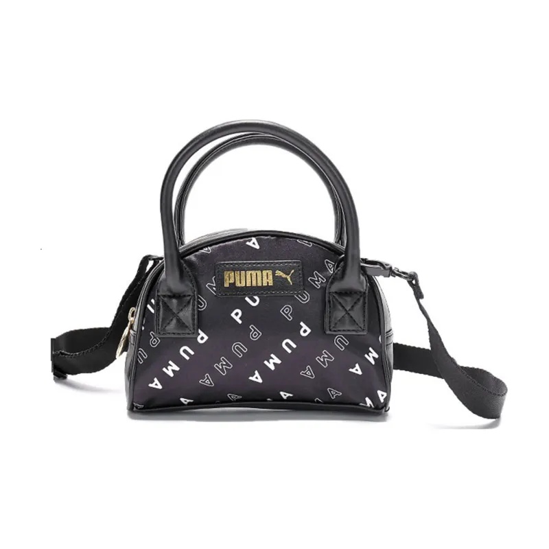 PUMA Artificial Leather Shoulder Bag Crossbody Bag Handbag Regular Unisex Black-0