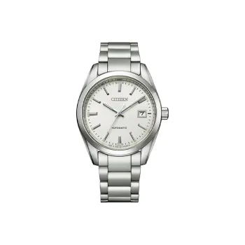 CITIZEN Automatic Mechanical Movement Stainless Steel Strap Watch Men's Watches White Dial